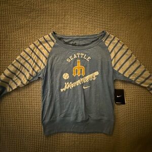 Seattle Mariners top - off the shoulder - Brand New
